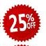 - 25%