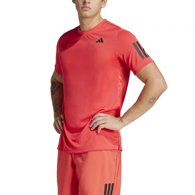 Adidas  maglia da tennis  con CLUB CLIMACOOL 3-STRIPES